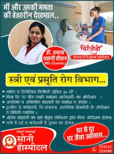 SONI HOSPITAL : Smt. Kesar Bai Soni Hospital, Bhilwara, Rajasthan, India